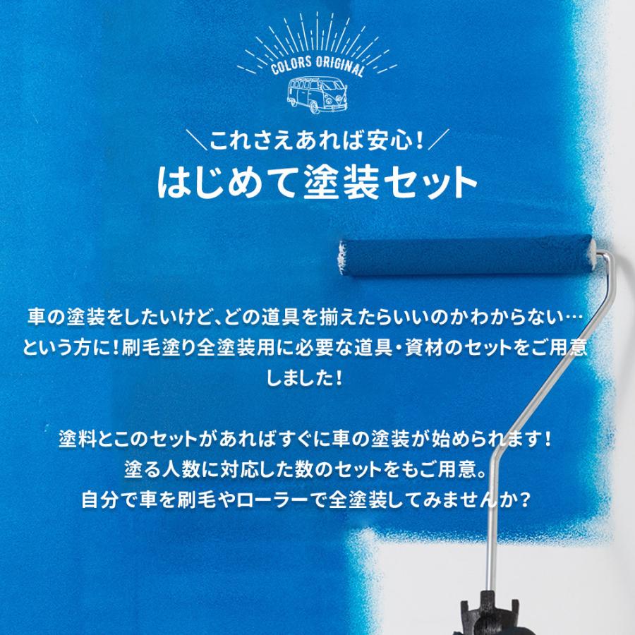 車 塗装 塗料 施工道具 車塗装 ペンキ カーペイント はじめて車塗装セット 1人セット Toolcarpaintset1 カーテン レールのインテリアデポ 通販 Yahoo ショッピング