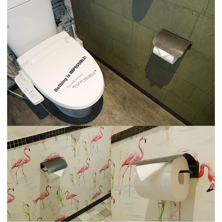 トイレットペーパーホルダー アイアン おしゃれ 壁付け 壁 DIY カバー トイレ アイアン雑貨|interior-depot|03