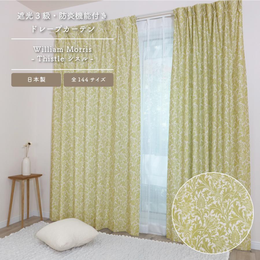 シスル/Thistle>【100cm幅】【105cm〜135cm丈】【2枚組】ウィリアム