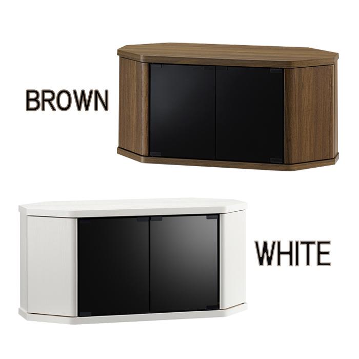 朝日木材加工　コーナーTVボード　32インチ対応　79×39×73　キャスター付き 朝日木材加工 コーナーテレビ台 テレビボード おしゃれ TV台 AV収納