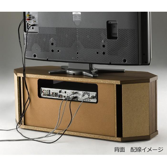 朝日木材加工 コーナーテレビ台 42インチ おしゃれ テレビラック