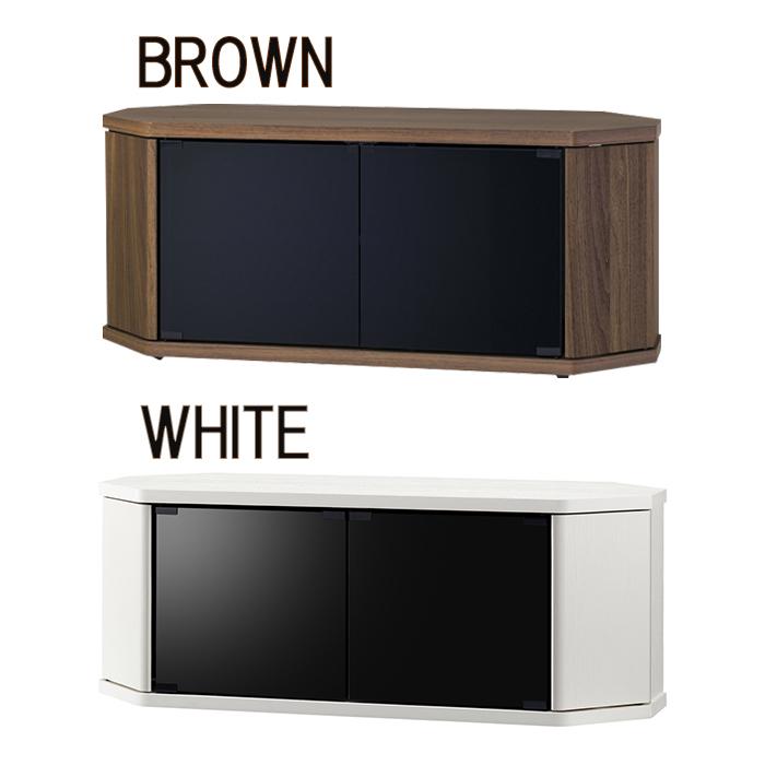 朝日木材加工 コーナーテレビ台 42インチ おしゃれ テレビラック