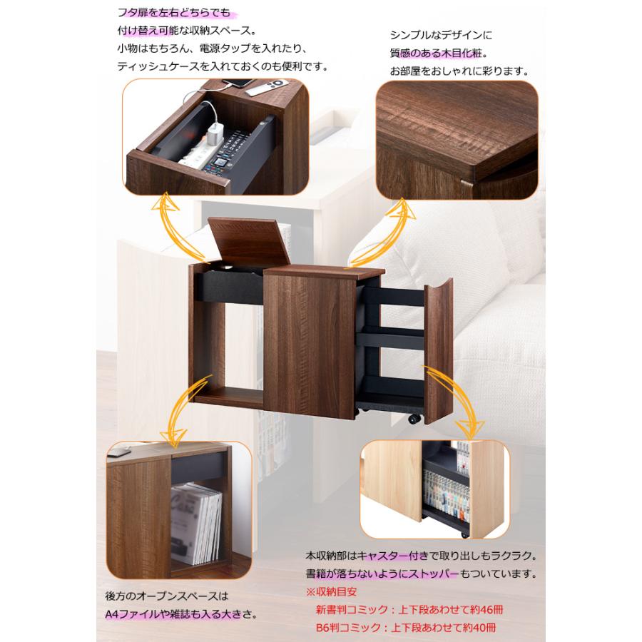 木製 3段シェルフ　棚　サイドテーブル　荷物置き　ナチュラル　ハンドメイド 楽天市場】サイドラック キャスター付き 3段 ラック スリム 棚