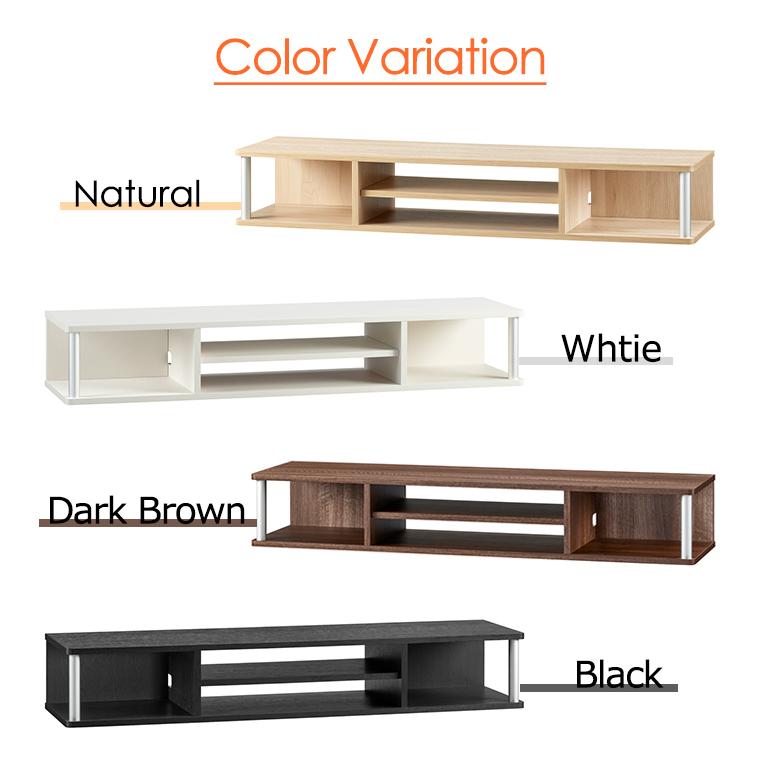 朝日木材加工 テレビ台 ちょい足しラック ダブル 110幅 ローボード