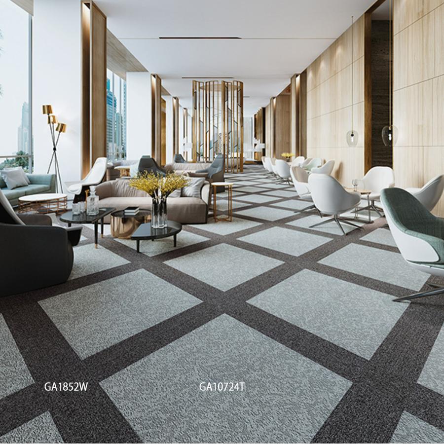 東リ（TOLI） タイルカーペット GA-100W（サンド2）グレー ブラウン