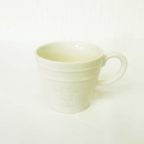 studio m'（スタジオエム） マルミツポテリ｜ キャトルルパ マグS 白