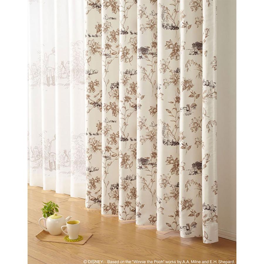 スミノエ ディズニー カーテン プー/シーン（POOH/Scene）100×178cm 1