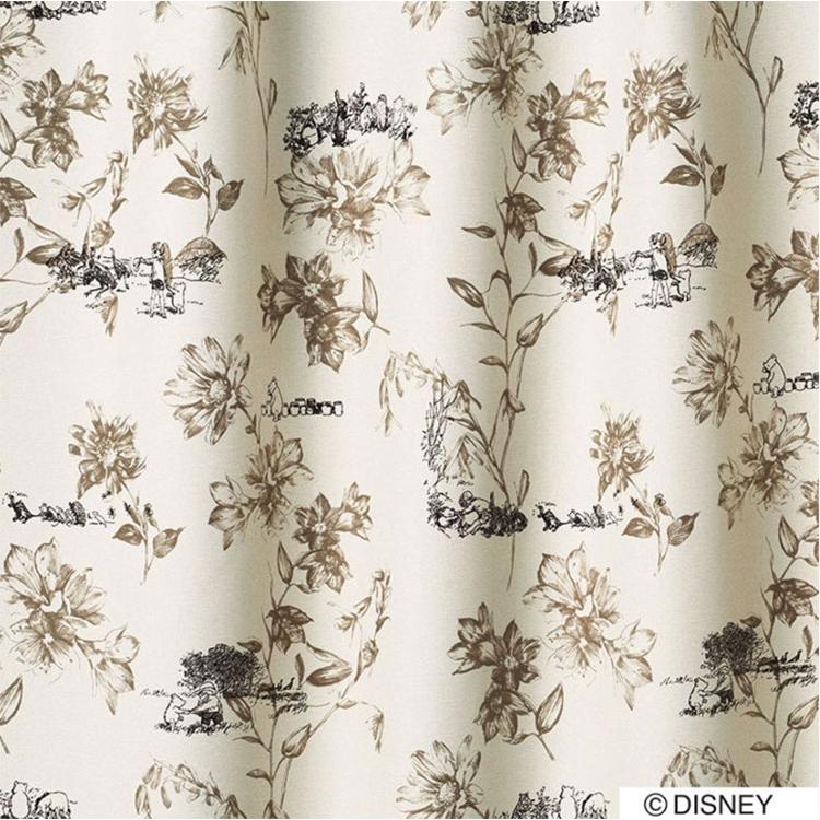 スミノエ ディズニー カーテン プー/シーン（POOH/Scene）100×178cm 1