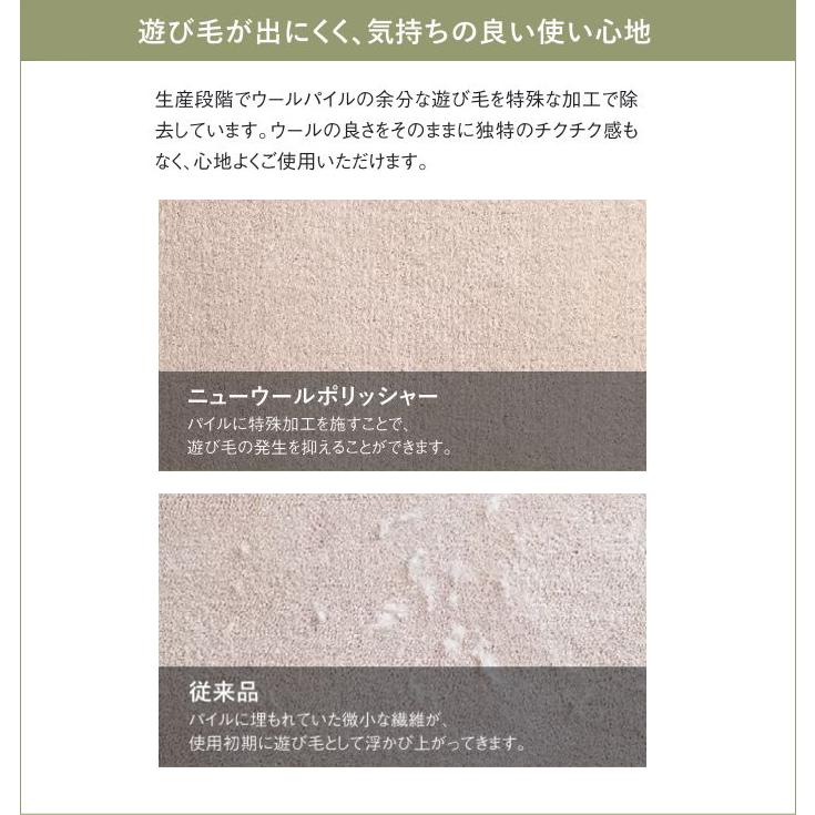 カーペット ウール100% アスワン 防炎 制電 防虫 遮音 床暖房対応 防ダニ 遊び毛防止 ウールポリッシャー 幅311〜330ｃｍＸ長さ231〜250ｃｍまで