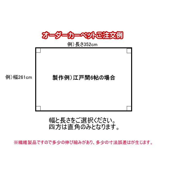 カーペット 防ダニ 防炎 アスワン 制電 遮音 床暖房対応 遊び毛防止 アスクエスト 幅311〜330ｃｍＸ長さ391〜420ｃｍまで_5