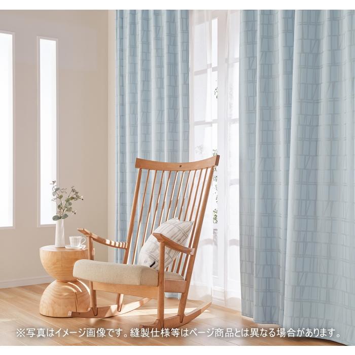 ローラアシュレイ カーテン 105×120 2枚組 3つ山(2倍ヒダ) 遮光付き