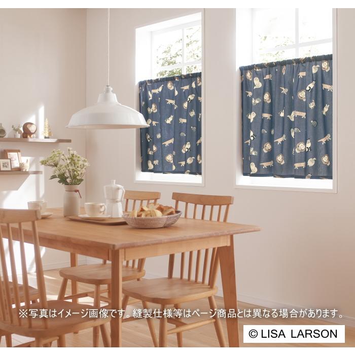リサラーソン オーダーカーテン LISA LARSON 北欧 マイキーフレンズ K1030 K1031 ウッシャブル 約1.5倍ヒダ 二ツ山縫製 幅101〜200cmＸ丈151〜180cmまで_1