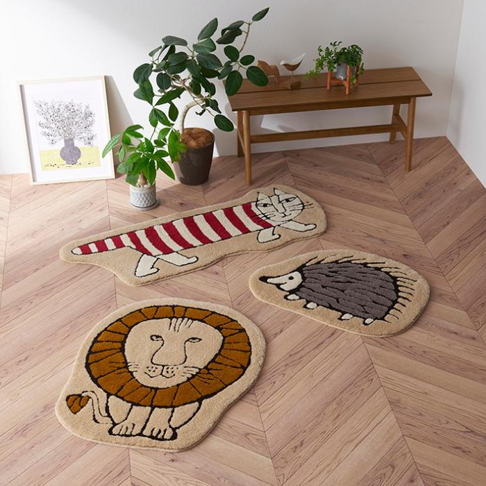 Lisa Larson（リサラーソン） 玄関マット ラグマット カーペット