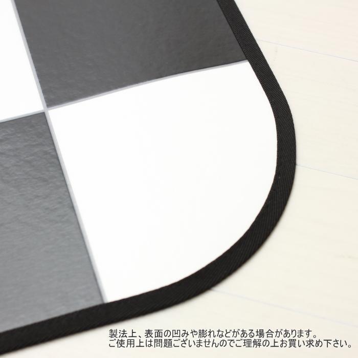 東リ キッチンマット ガレージ タイル柄 倉庫 インテリア 白黒 東リ キッチンマット ガレージ タイル柄 倉庫 インテリア 白黒