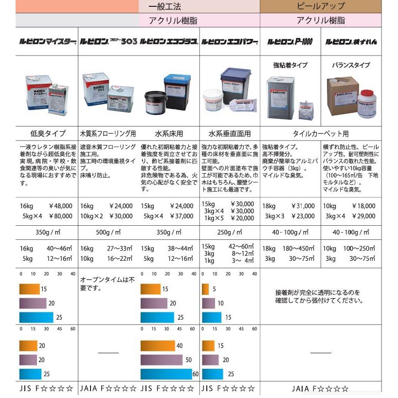 トーヨーポリマー ルビロン エコプラス 15kg缶 アクリル樹脂系 床材用 