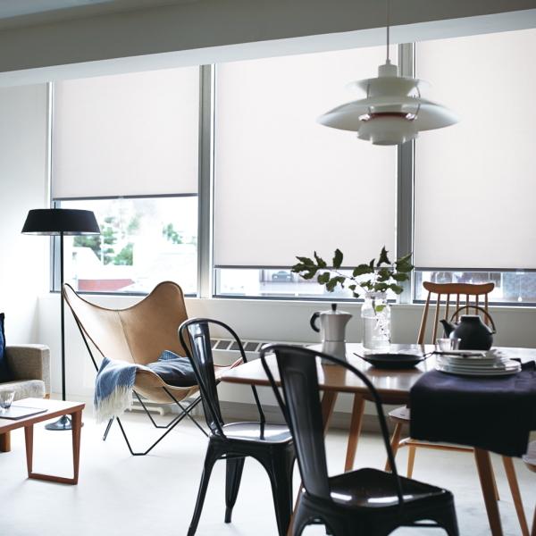 ロールスクリーン トーソー 逆巻き仕様 マイテックループ 水色 マイ