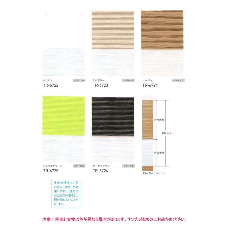 ロールスクリーン 調光 TOSO トーソー 防炎 ビジック小窓 ノブレス TR6722〜TR6726 幅30〜80cmＸ高さ121〜160cmまで_3