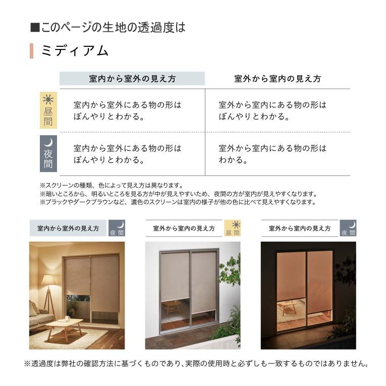 ロールスクリーン 調光 TOSO トーソー 防炎 ビジックライト フルール TR6736〜TR6738 幅160.5〜200cmＸ高さ241〜250cmまで_5