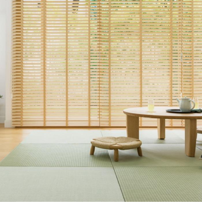 TOSO（トーソー） ウッドブラインド 木製 ベネウッド50 桐（ラダー