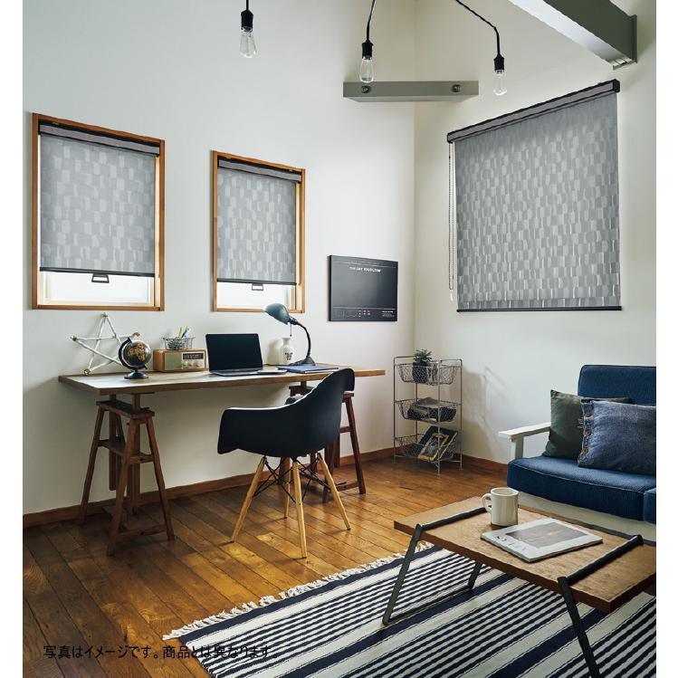 タチカワ ロールスクリーン ラルク 防炎 生地：ブリクス RS8047〜RS8048 幅120.5〜160cmＸ丈201〜250cmまで（シールドなし）