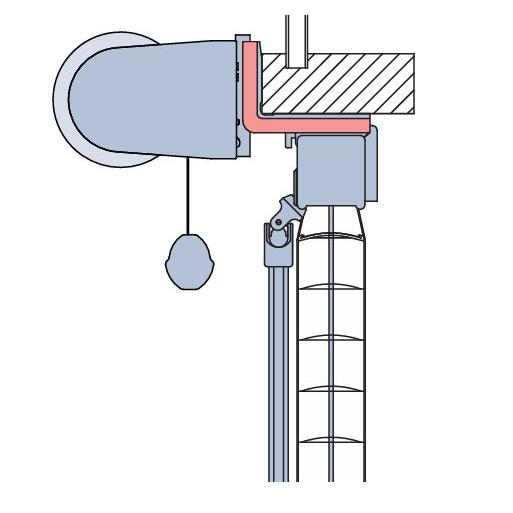 タチカワブラインド オプション商品（タチカワ）取付補助金具 Wタイプ