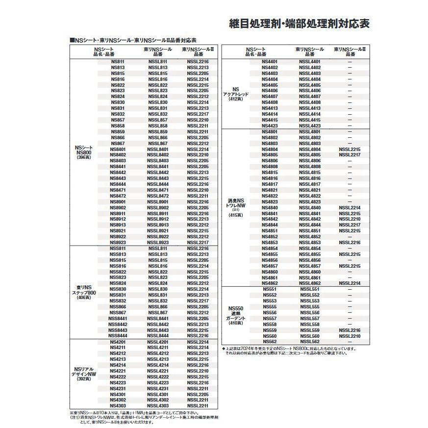 東リ（TOLI） 継目端部処理剤 東リNSシール2 NSシート床材の継目