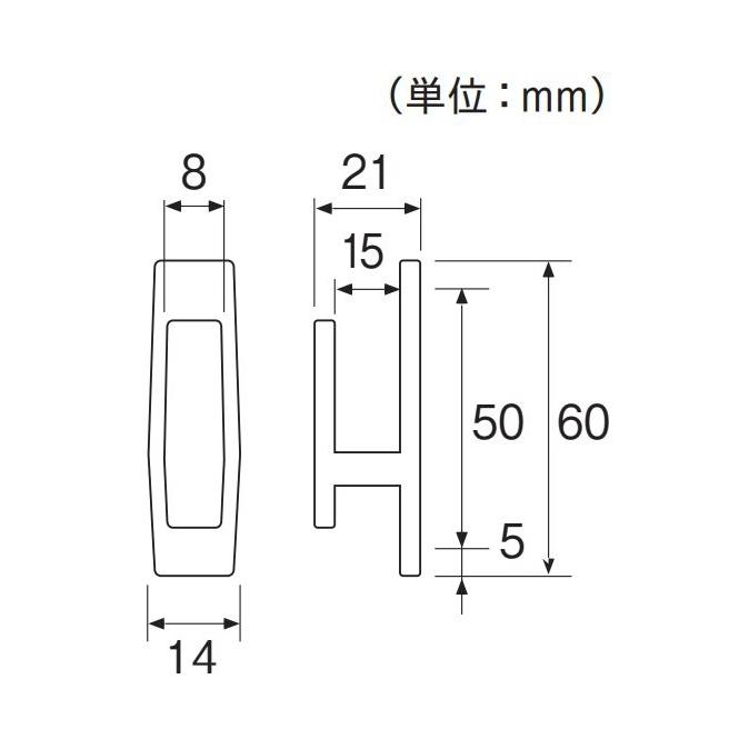 ふさかけ 房掛け カーテンアクセサリー TOSO トーソー カーテンタッセル掛け TOSO Ｆタイプ（100ケ入り）_1