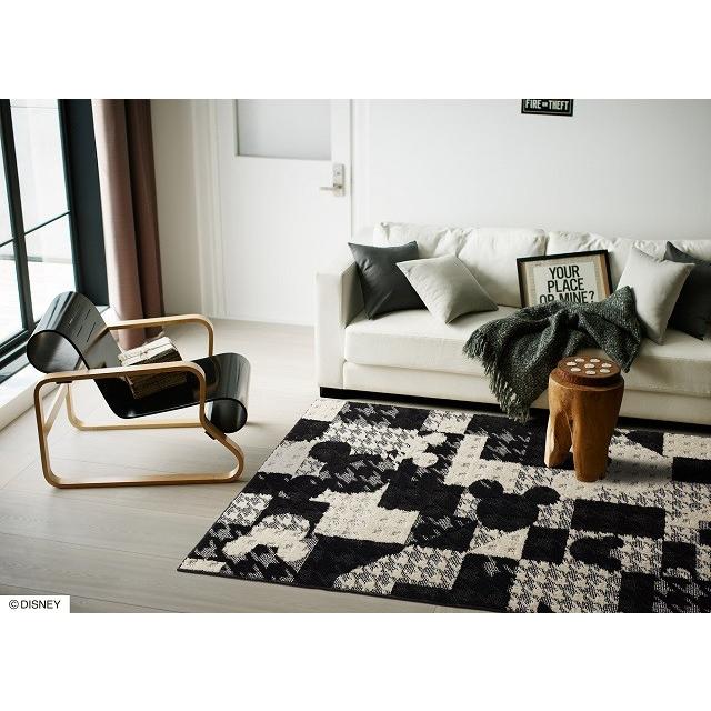 オープニング大放出セール ディズニーホームシリーズ ミッキー ジオメトリーサークルラグ 約95 130cm Mickey ディズニ スミノエ 手数料安い Studiostodulky Cz