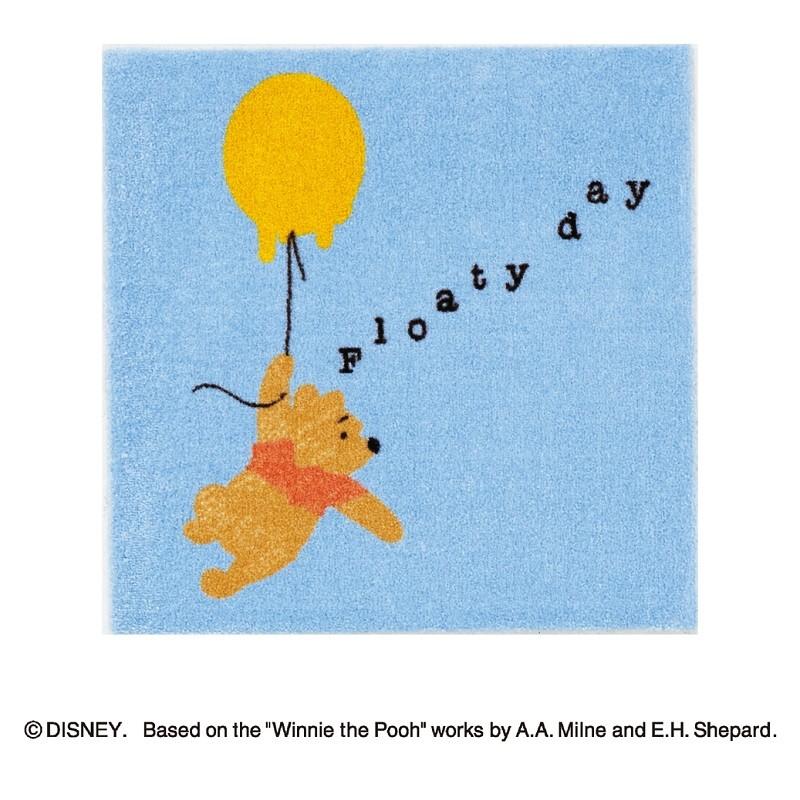 ディズニーホームシリーズ プー デイリーラグ 約50×50cm 6枚セット