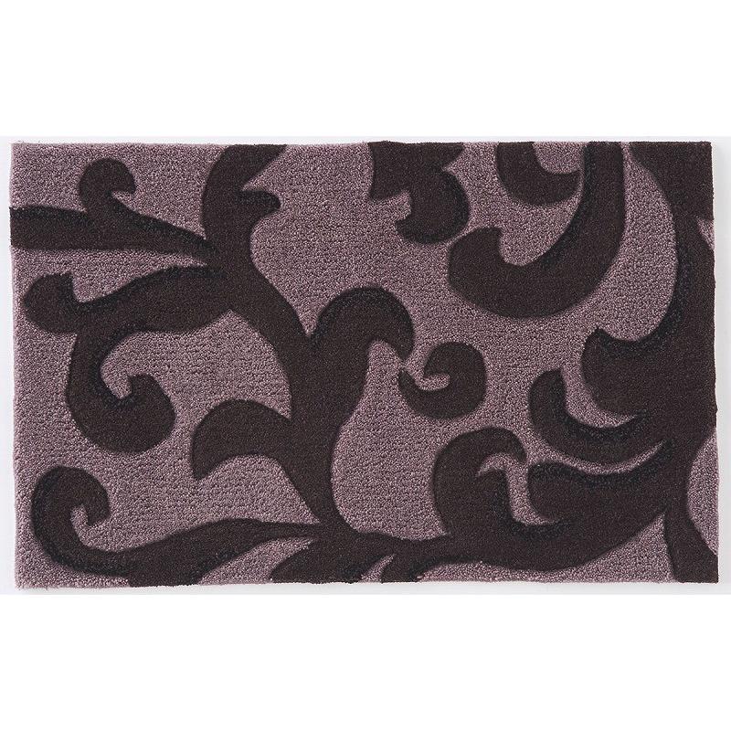 【送料無料】スミノエ 玄関マット KARAKUSA MAT カラクサ マット サイズ：約50×80cm(パープル/紫系)(karakusa