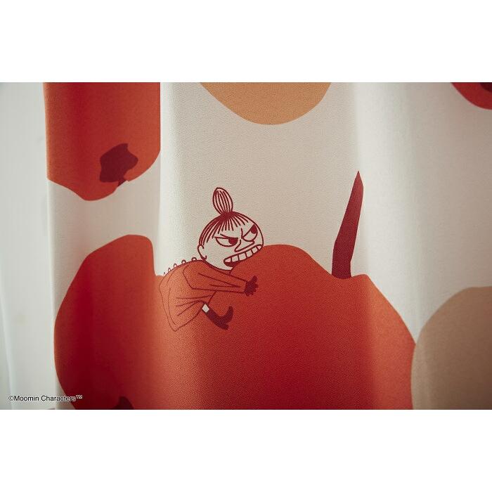 MOOMIN（ムーミン） カーテン ドレープ リンゴガブリ 遮光2級 3級 3
