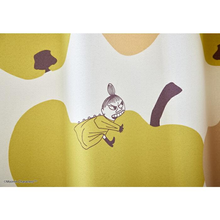 MOOMIN（ムーミン） カーテン ドレープ リンゴガブリ 遮光2級 3級 3