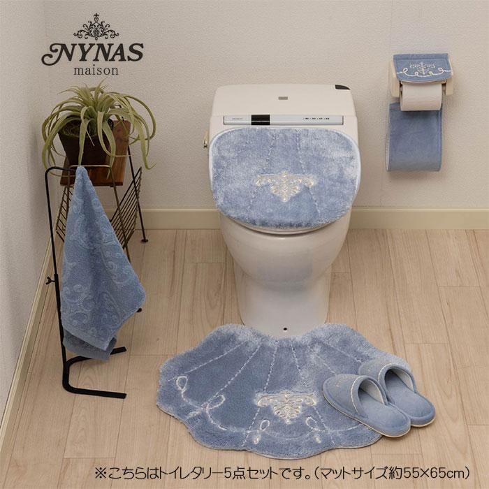 トイレタリー3点セット ニーナス ロマンスシェル 兼用フタカバー 
