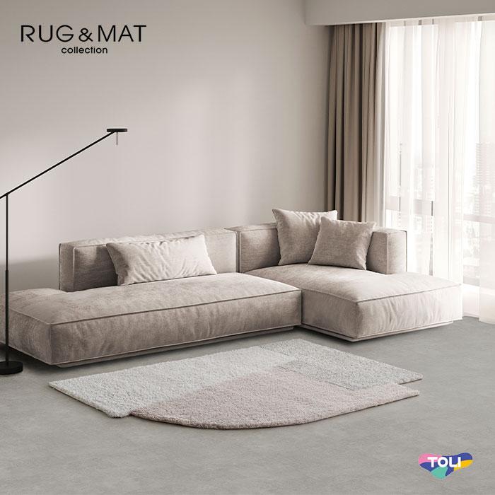 東リ（TOLI） ラグ Shape TOR4007 140×200cm 日本製 ラグマット : 憩