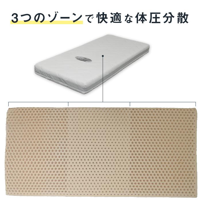 マットレス 極厚33cmラテックス×低反発13層ユーロトップ構造5ゾーン体圧分散 ポケットコイルマットレス 三つ折り 極厚20cm セミダブル 高密度