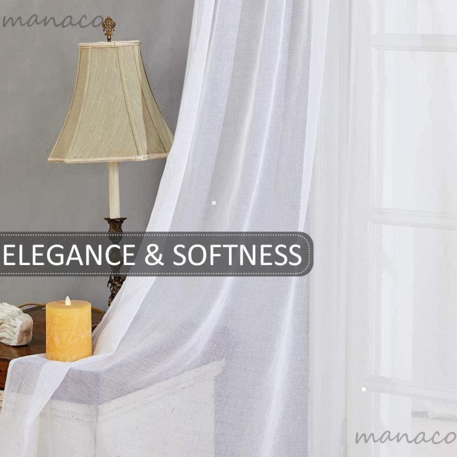 シンプルS レース カーテン 2枚セット ホワイト ベージュ  水色 グリーン ピンク イエロー コットン 生地 のれん |  | 01