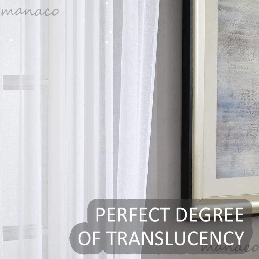 シンプルS レース カーテン 2枚セット ホワイト ベージュ  水色 グリーン ピンク イエロー コットン 生地 のれん |  | 05