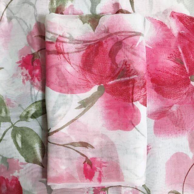 のれん レースカーテン カーテン 大きい柄花 ピンク ブルー グリーン 茶 黒 パープル 柄 2枚セット ラメ  花柄 レースカーテン 花 植物柄 生地 暖簾 |  | 12