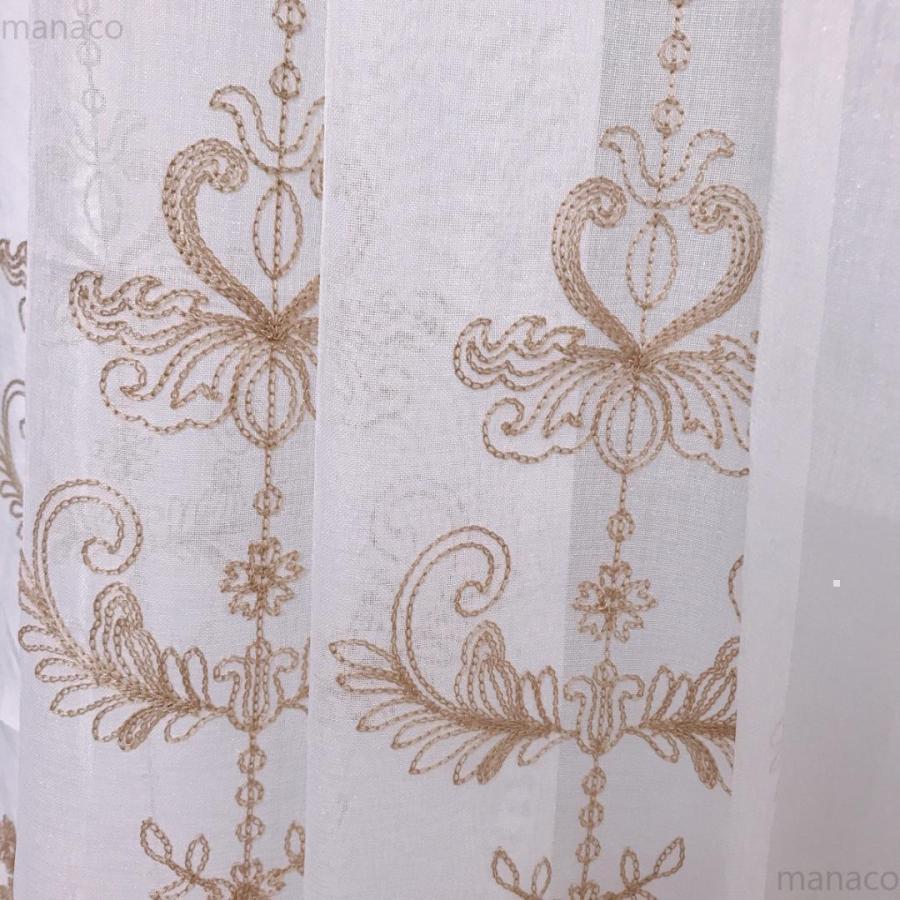 レースカーテン ロング レース カーテン トルコ 刺繍 花柄 おしゃれ インテリア 白 ベージュ 高級 綺麗 のれん ミラー 突っ張り棒 ポール |  | 09
