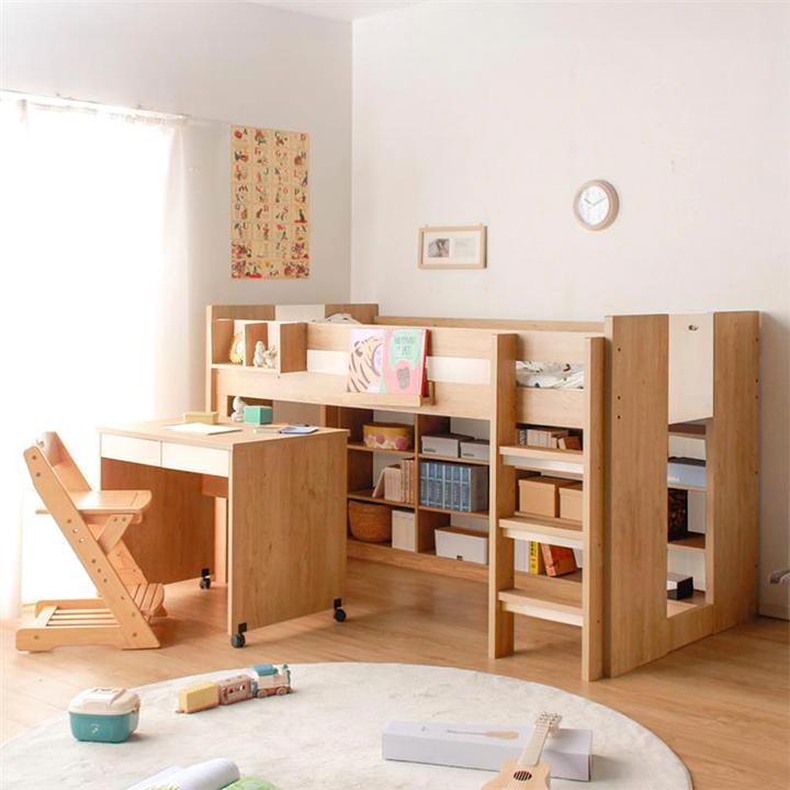 システムベッド ロフトベッド 大人 大人用 子供用 幅202X奥行106X高さ