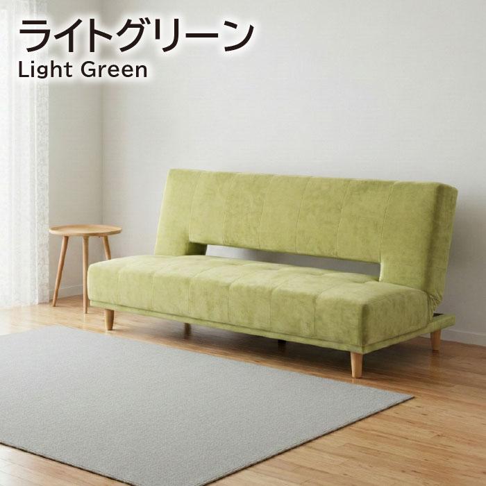 ソファベッド 3人掛け リクライニング 3P セミダブルベッド