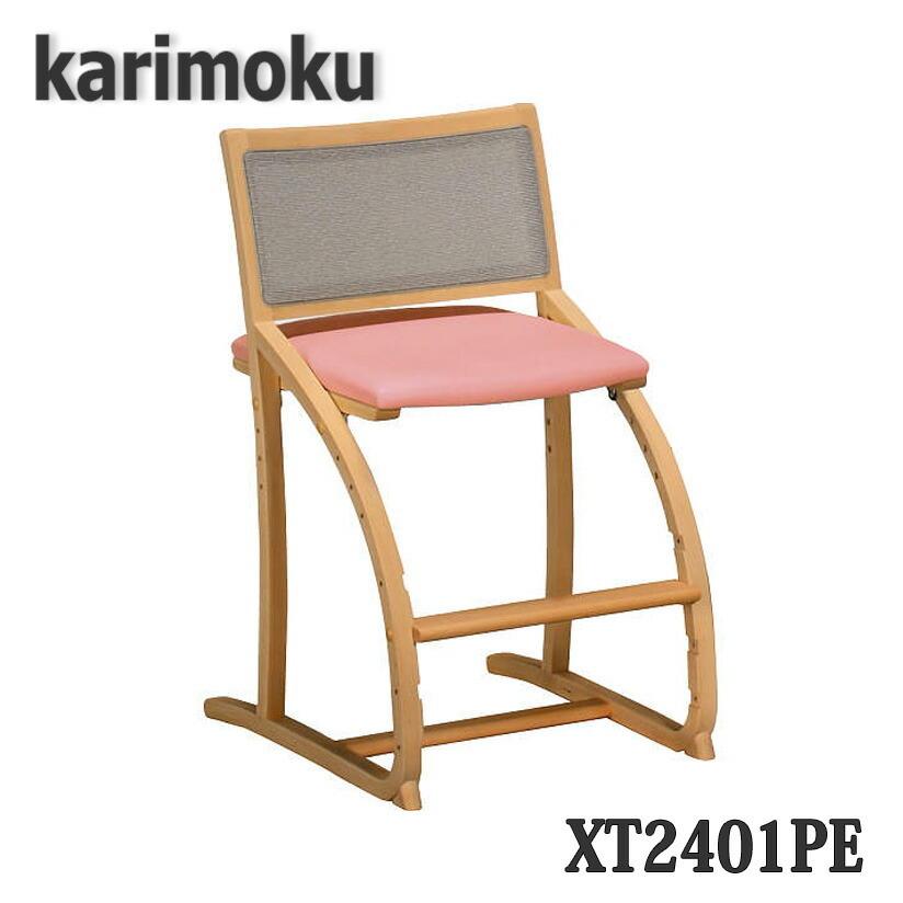 【カリモク家具】XT2401ピュアビーチ 送料無料 デスクチェア クレシェ 日本製国産の画像