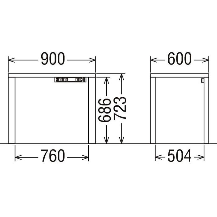 【開梱設置付き】カリモク家具　ST3078　ボナシェルタ　幅900×奥600×高723mm　学習デスク　送料無料　日本製国産_10