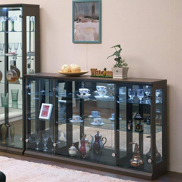 USED【飾り棚】ガラスの飾り棚＊コレクション棚