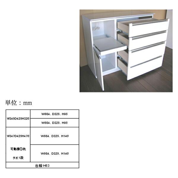 キッチンカウンター キッチン台 120 キッチン収納 ホワイト レンジ台 