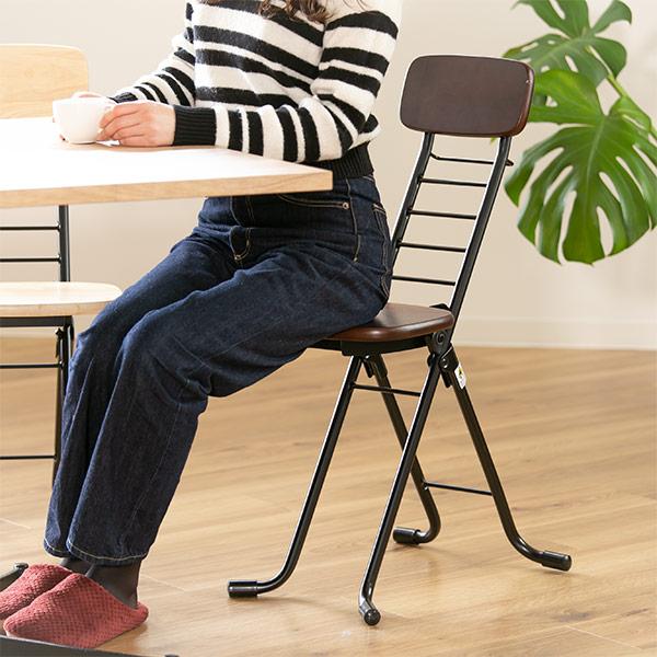 ★12/29迄★【2脚セット】ルネセイコウ リリィチェア 折りたたみ椅子 ルネセイコウ 折りたたみ椅子 2脚セット 高さ調節 6段階調節