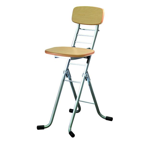 ルネセイコウ 折りたたみ椅子 2脚セット 高さ調節 6段階調節 リリィ