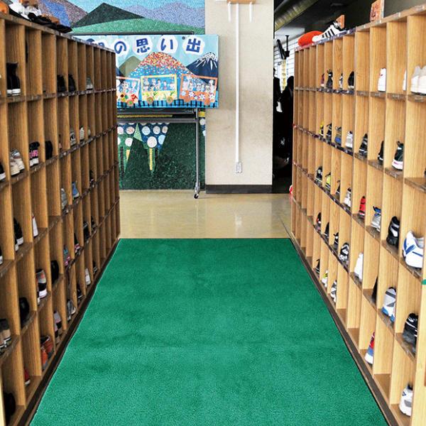 玄関マット 屋内 屋外 業務用 165×195cm スタンダードマットECO 寒色系 オフィス サイズオーダー （ 屋内用 屋外用 除塵 洗える 滑り止め ） 【出入り】