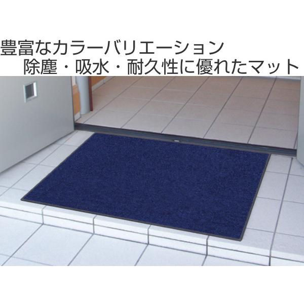 玄関マット 屋内 屋外 業務用 165×195cm スタンダードマットECO 寒色系 オフィス サイズオーダー （ 屋内用 屋外用 除塵 洗える 滑り止め ） 【出入り】