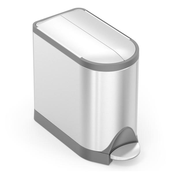 ゴミ箱 10L 正規品 シンプルヒューマン Simplehuman バタフライステップカン （ 10 リットル ダストボックス ふた付き ペダル式 バタフライ キッチン ）｜interior-palette｜05